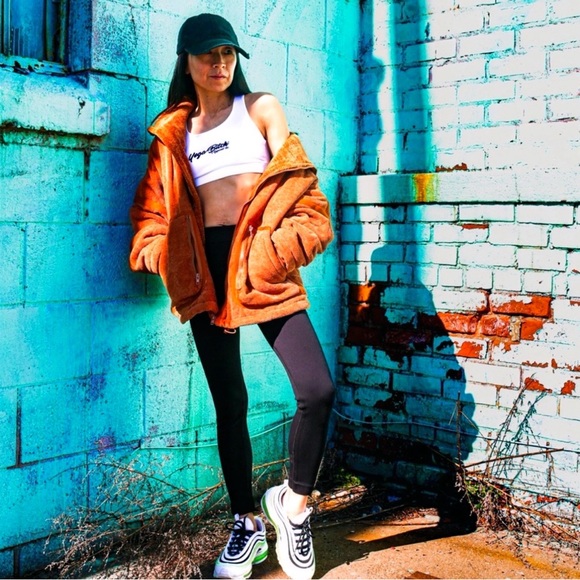 Yoga Bitch Distressed Dad Hat Embroidered Logo EUC - Picture 5 of 6